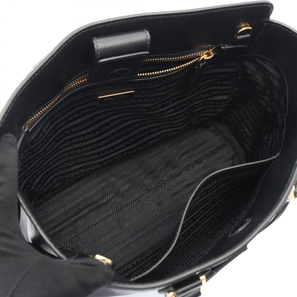 Prada SAFFIANO Leather Black SOFT Handbag CALF